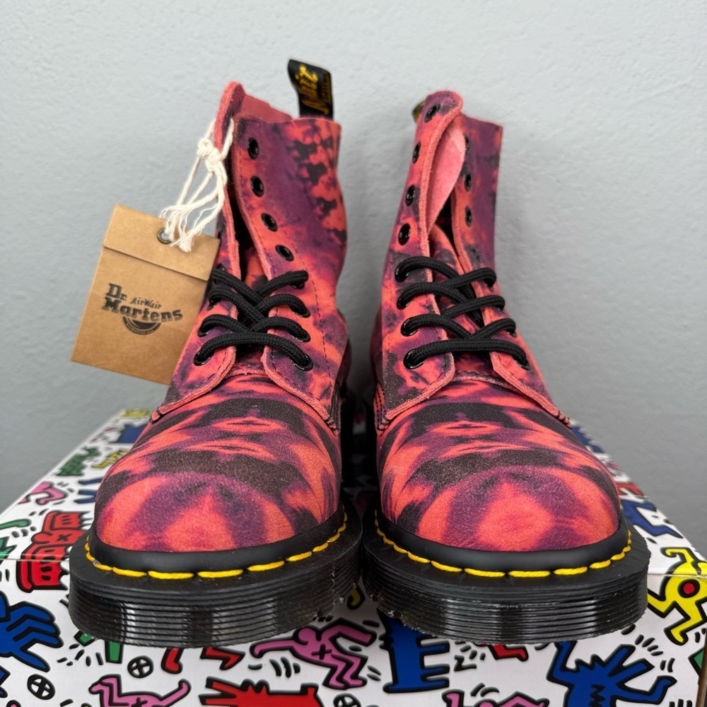 Dr. Doc Martens 1460 Pascal Tie Dye Lace Up Boot Women’s Size 6 US 27242 LA004 - Picture 3 of 11